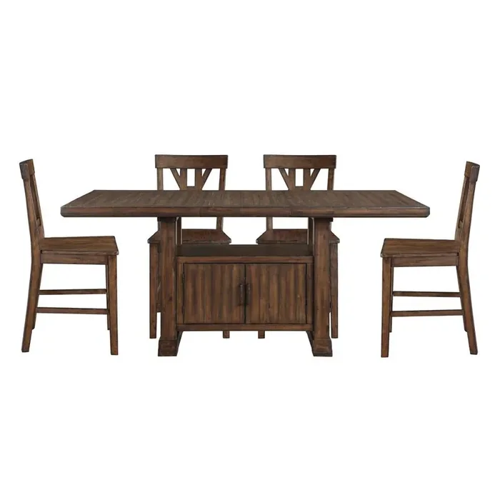 Steve Silver – Auburn 5pc Counter Dining Set – AUB600-C5PC