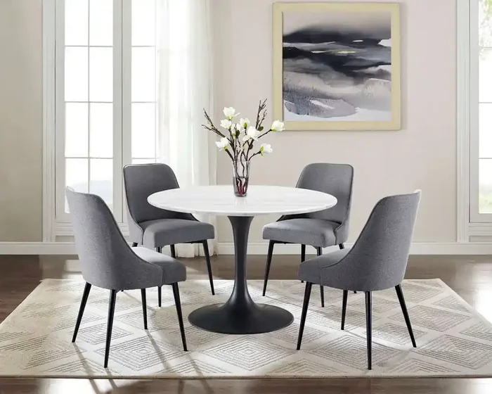 Steve Silver – Colfax 5pc Dining Set – CF450WMTKDB-D5PC-C