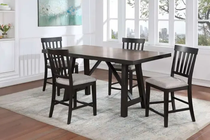 Steve Silver – Halle 5pc Dining Set – HE555-C5PC