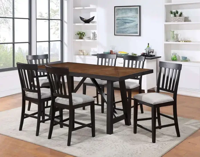 Steve Silver – Halle 7pc Dining Set – HE555-C7PC