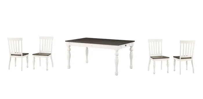 Steve Silver – Joanna 5pc Dining Set Two Tone – JA500TS5PC