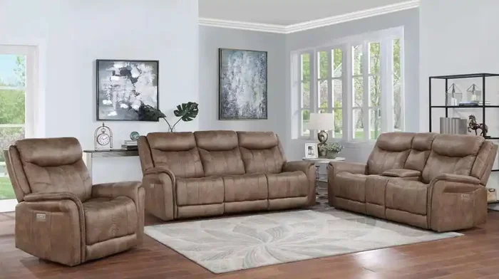 Steve Silver – Morrison 3pc Set, Camel – MOR950-3PC-C