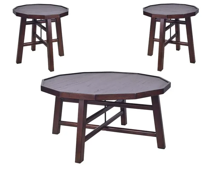Steve Silver – Paisley 3pc Occasional Set Brown – IS100E2-3PC-B