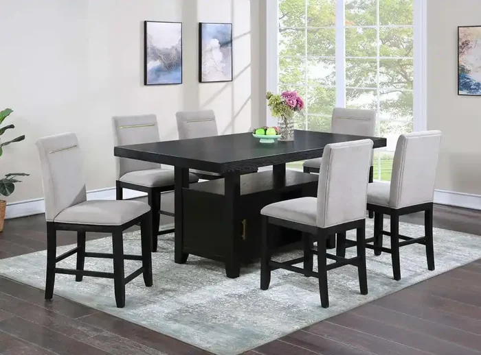 Steve Silver – Yves 7PC Counter Dining Set – YS500SB-C7PC-G