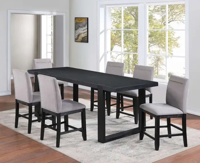 Steve Silver – Yves 7pc Counter Height Dining Set – YS500PT7PC