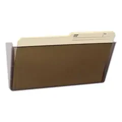 Storex Unbreakable Magnetic Wall File, Legal/Letter Size, 16″ x 4″ x 7″, Smoke