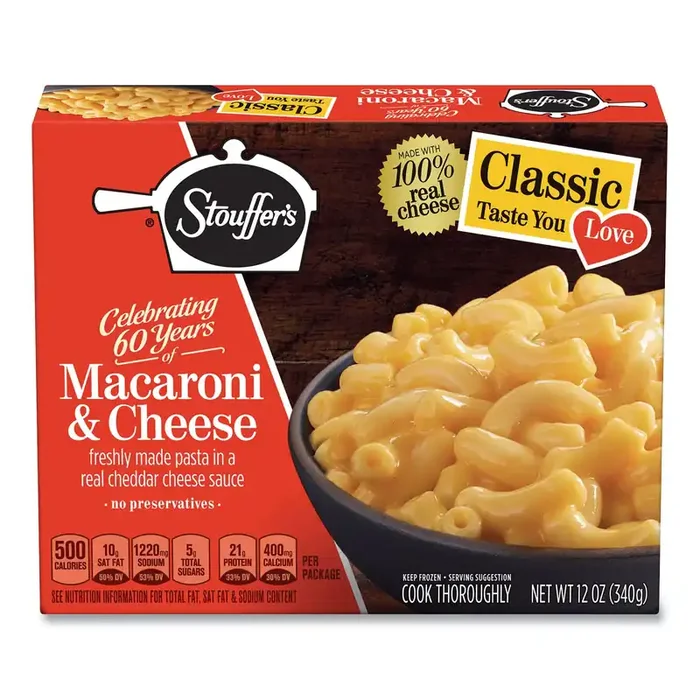 Stouffer‘s® Classics Macaroni and Cheese Meal, 12 oz Box, 6 Boxes/Pack