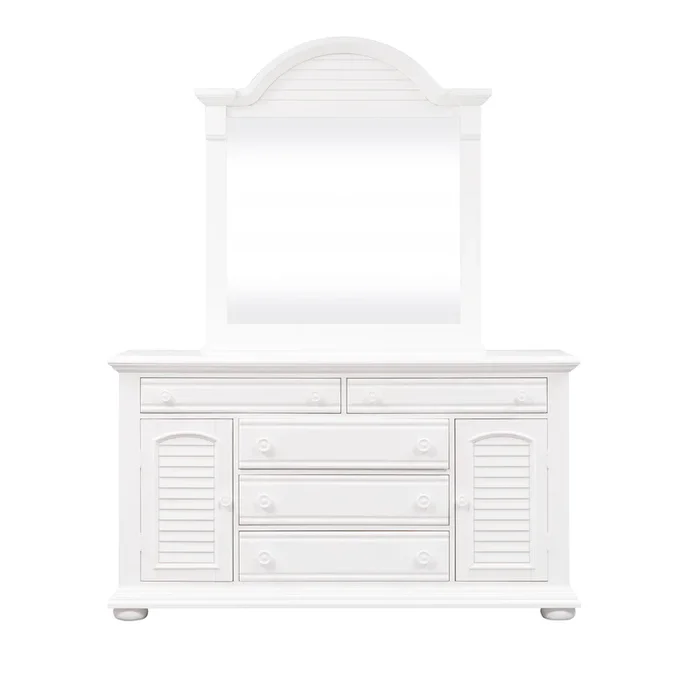 Summer House – Dresser & Mirror – White
