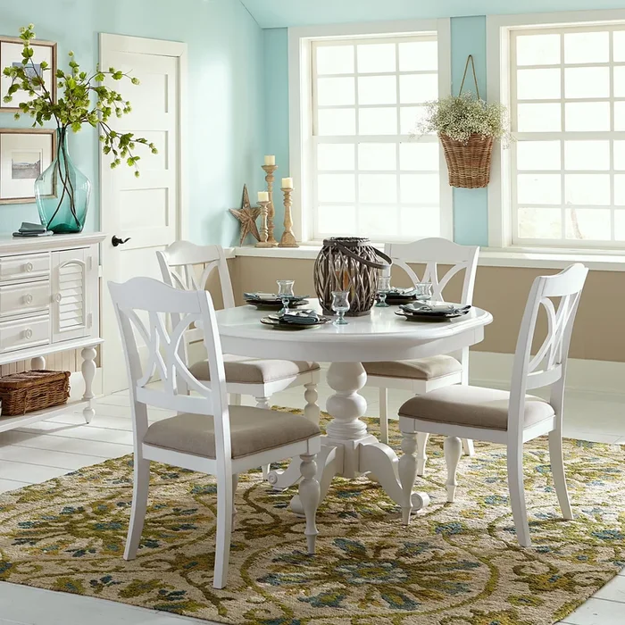 Summer House – Pedestal Table Set