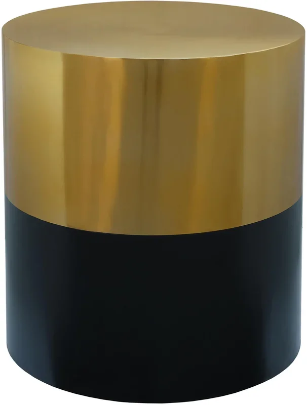 Sun Black / Gold End Table