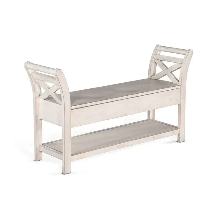 Sunny Designs – 48in Accent Bench withStorage – 2075MW-48