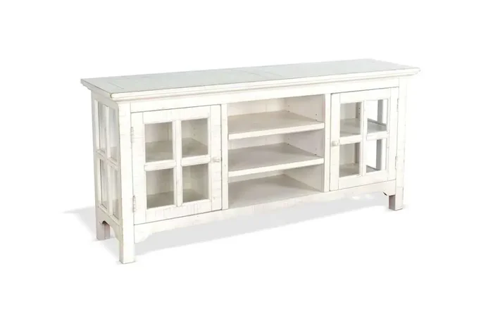 Sunny Designs – Marina – Beach Pebble TV Console – 3655WS