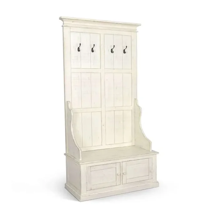 Sunny Designs – Marina – Weathered Wood Hall Tree – 2099WS