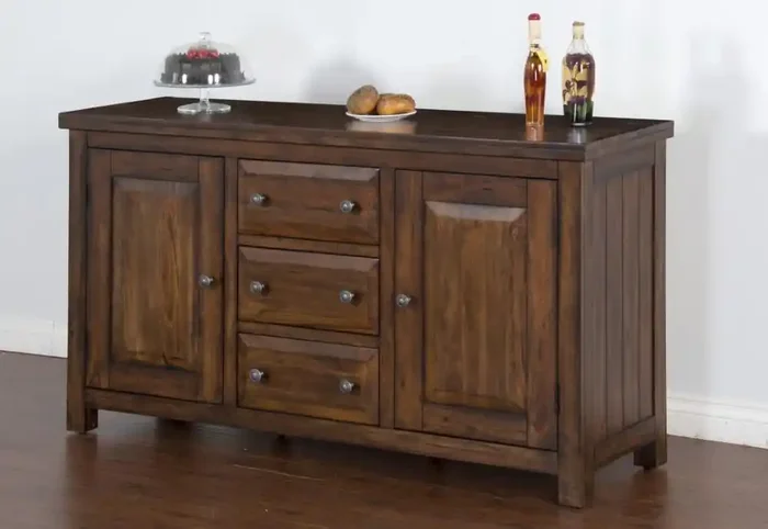 Sunny Designs – Tuscany Buffet Only – Medium Brown – 2428VM-B