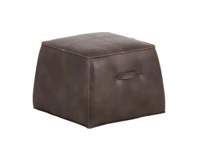 Sunpan – 5West Aspen Ottoman – Havana Dark Brown – 102831