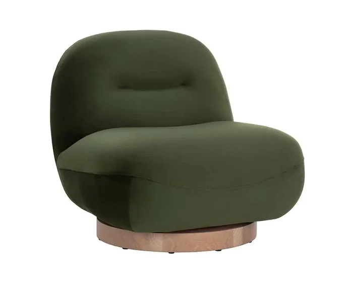 Sunpan – 5West Franze Swivel Lounge Chair – Moss Green – 111301