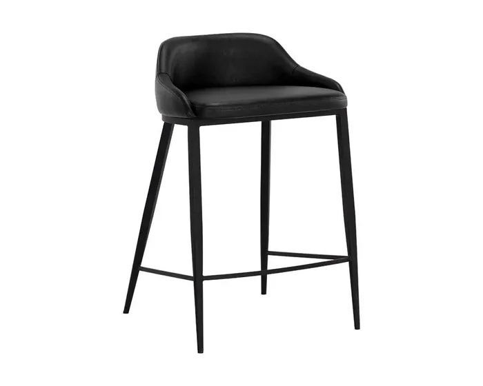 Sunpan – Astra Counter Stool – Black – Nightfall Black – 111081