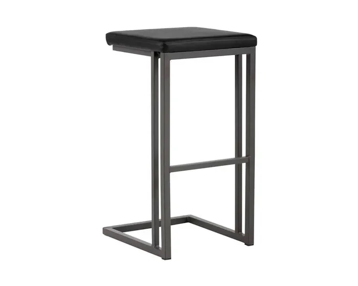 Sunpan – Boone Barstool – Grey – Onyx (Set Of 2) – 102497