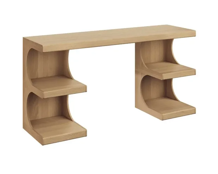 Sunpan – Catrine Desk – Rustic Oak – 109608