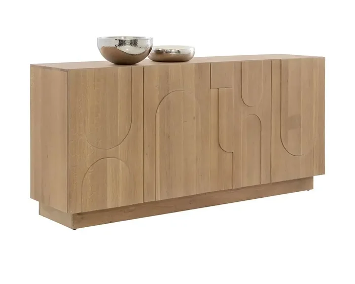 Sunpan – Cove Sideboard – Rustic Oak – 109610