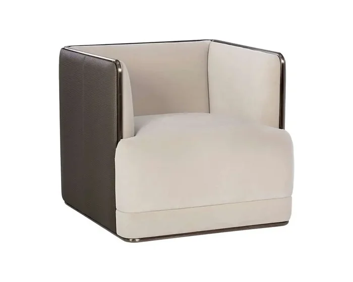 Sunpan – Ikon Sierra Armchair – Meg Taupe / Porcini Taupe – 108049