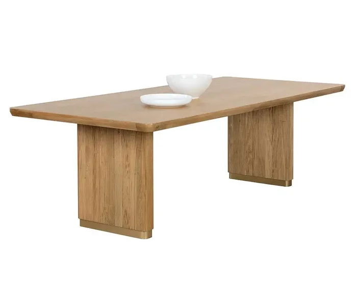 Sunpan – Kalla Dining Table Rectangular – Rustic Oak – 96in – 110992