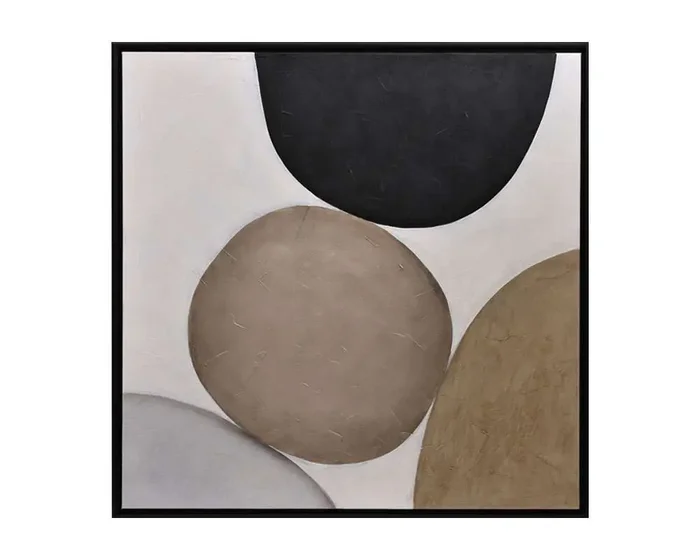 Sunpan – Rocky Road – 48in X 48in – Black Floater Frame – A0167