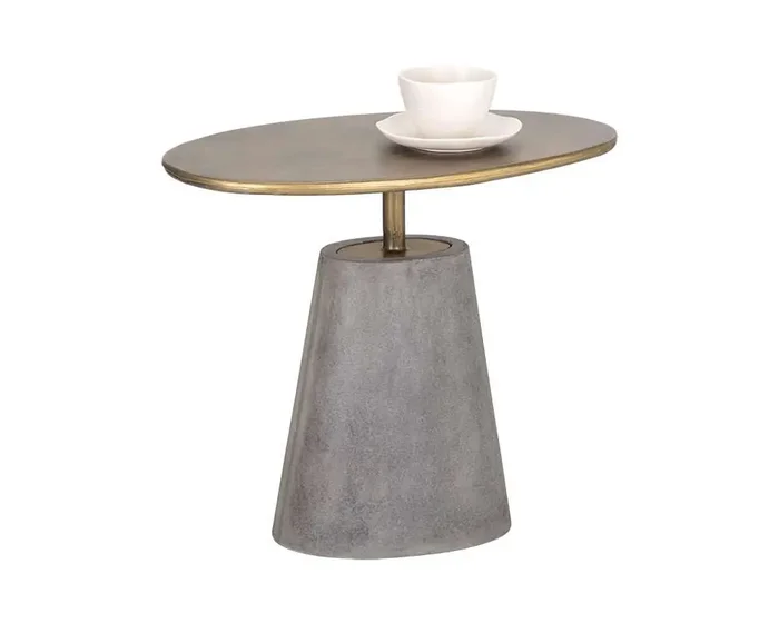 Sunpan – Solterra Kadin End Table – Grey – 105763