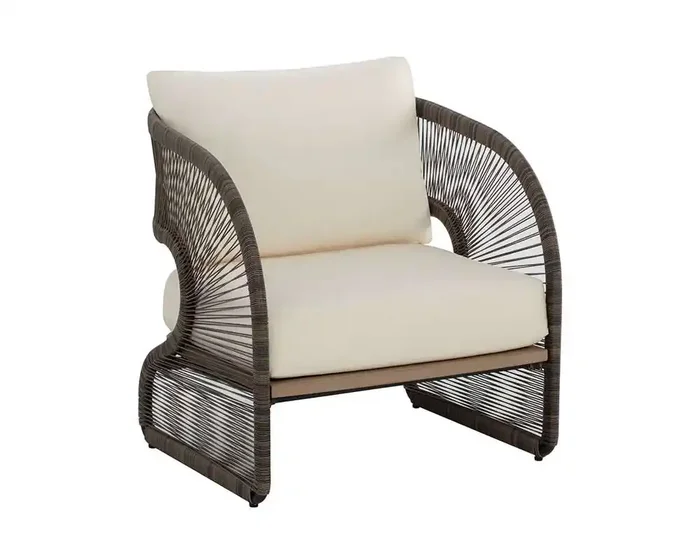 Sunpan – Toulon Lounge Chair – Stinson Cream – 111046