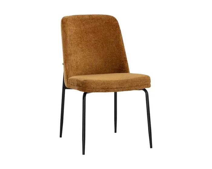 Sunpan – Zeke Dining Chair – Black – Bergen Marmalade (Set Of 2) – 108516