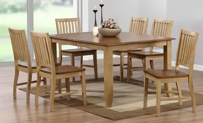 Sunset Trading – 7 Piece Brook Extension Dining Set – DLU-BR4272-C60-PW7PC