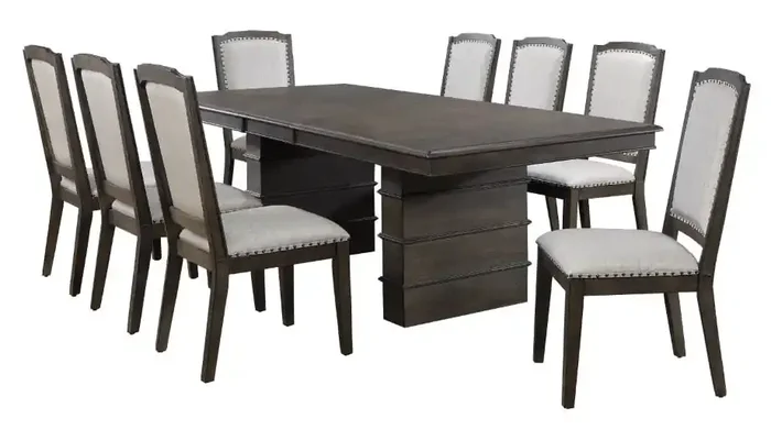 Sunset Trading – Cali 9 Piece Extendable Dining Set – DLU-CA113-8C-9PC