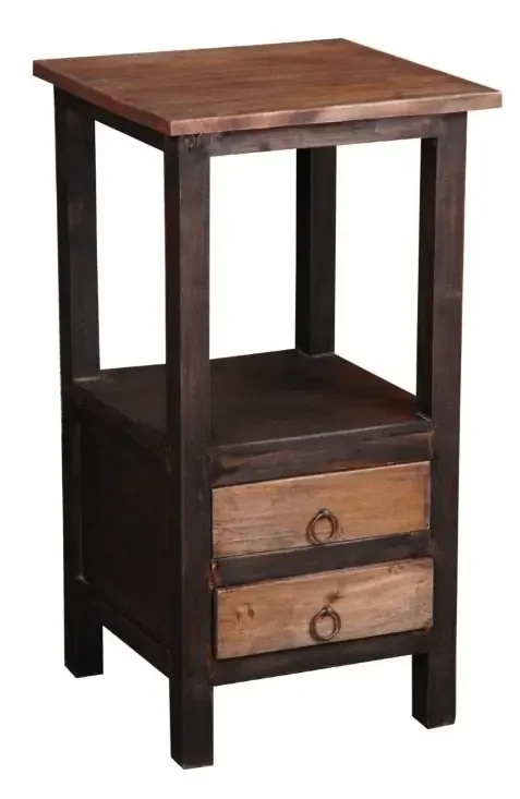 Sunset Trading – Shabby Chic Cottage Two Drawer End Table – CC-TAB168TT-BWRW