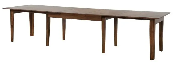 Sunset Trading – Simply Brook 134 Rectangular Extendable Dining Table Amish Brown – DLU-BR134-AM