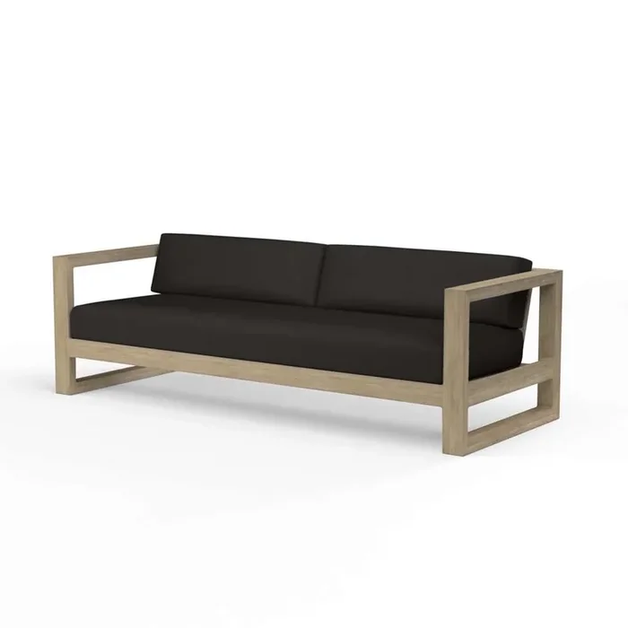 Sunset West – Coastal Teak Sofa in Spectrum Carbon, No Welt – SW5501-23-48085