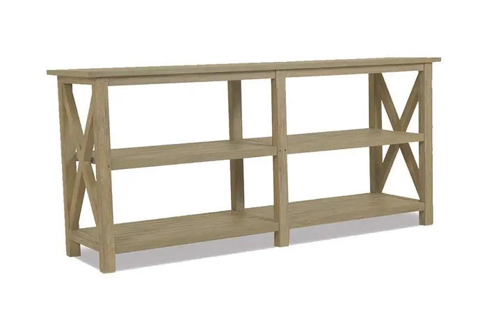 Sunset West – Coastal Teak X Console Table – SW5501-LXCNSL