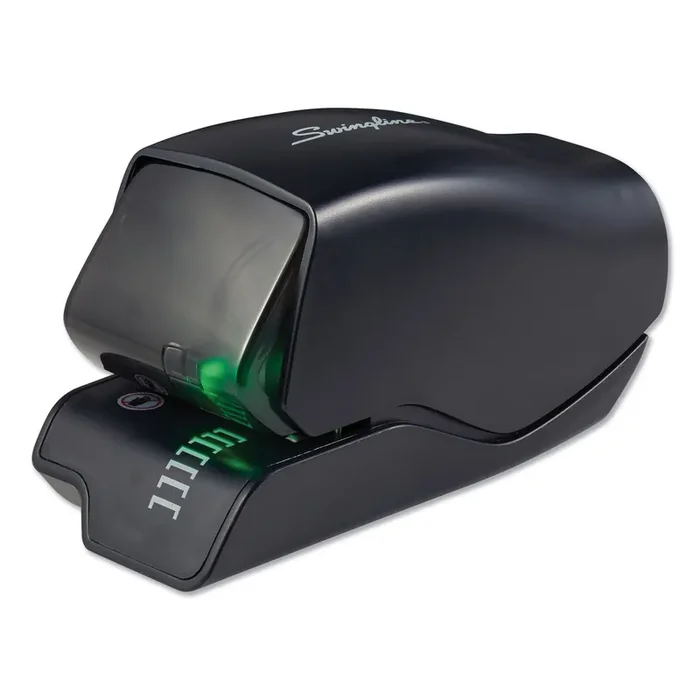 Swingline® Desktop Cartridge Electric Stapler With Led Guide, 25-Sheet Capacity, Black