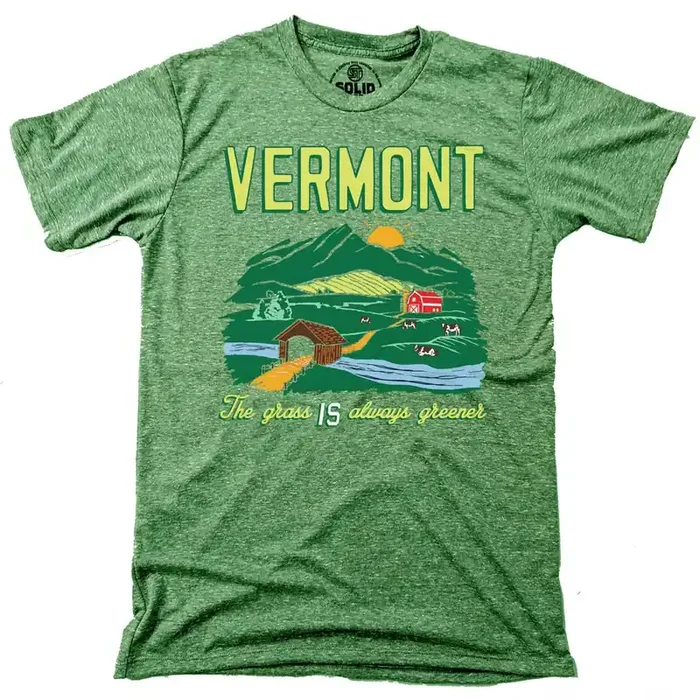 T-Shirt – Adult – Grass is Greener – Solid Threads