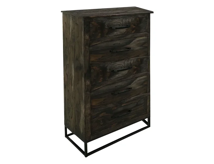 Teak – Chest – Oil Black