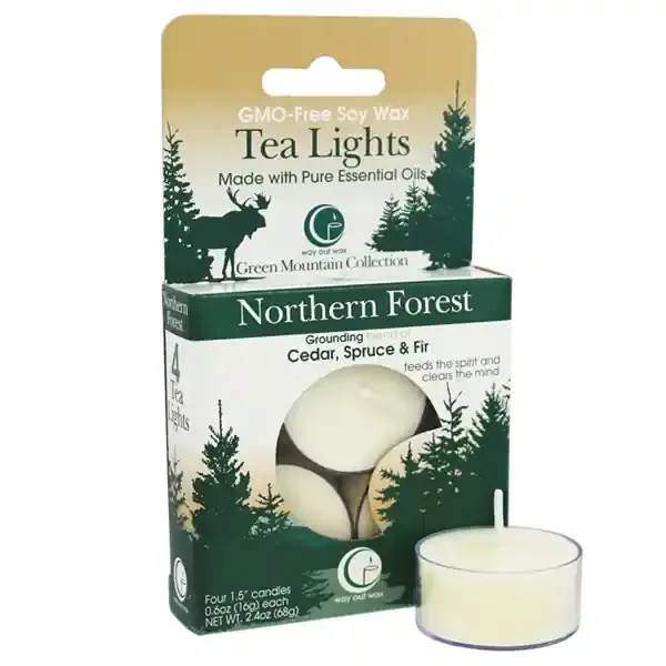 Tealight Candles – 4 pack – Way Out Wax