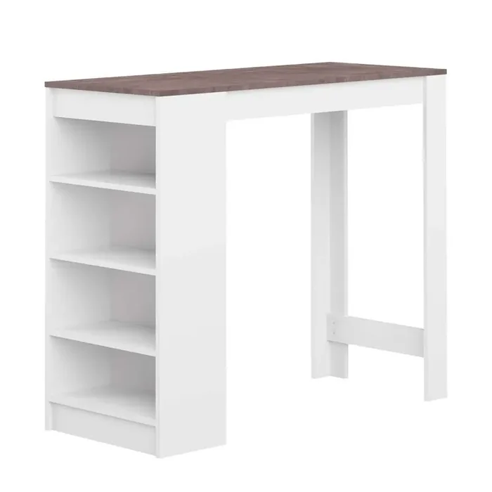 TEMAHOME – Aravis Dining Bar Table in White / Concrete Look – E8080A2198X00