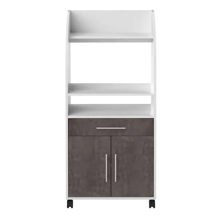 TEMAHOME – Jeanne Kitchen Trolley in White / Concrete Look – E8071A2198A80