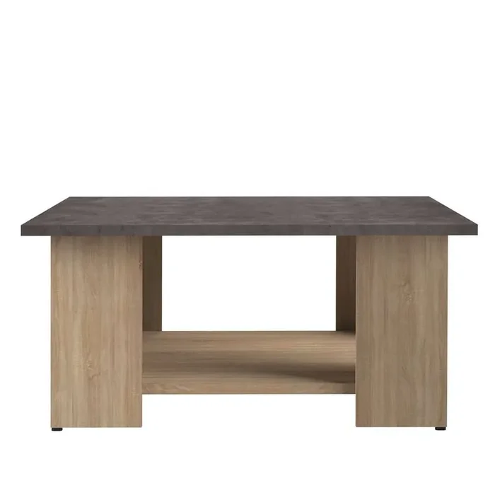 TEMAHOME – Square 67 Coffee Table in Oak Color / Concrete Look – E2084A3498X00