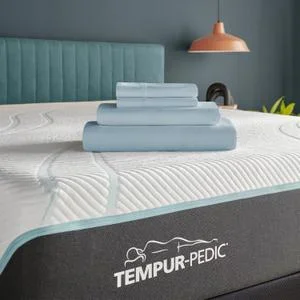 TEMPUR Classic Cotton Sheet Set Sleepy Blue – Split King