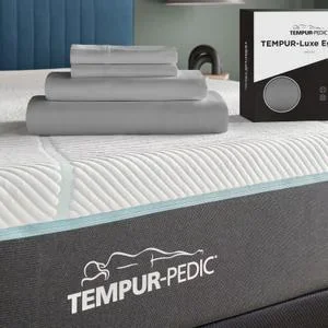 TEMPUR Luxe Egyptian Cotton Sheet Set Silver Mist – Twin