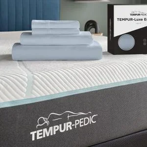 TEMPUR Luxe Egyptian Cotton Sheet Set Sleepy Blue – Queen