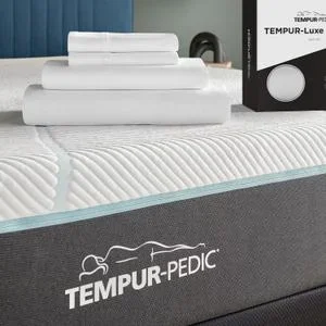TEMPUR Luxe Egyptian Cotton Sheet Set White – Full