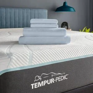 TEMPUR Rayon from Bamboo Sheet Set Sleepy Blue – King