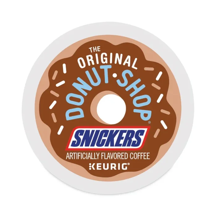 The Original Donut Shop® SNICKERS Flavored Coffee K-Cups, 24/Box