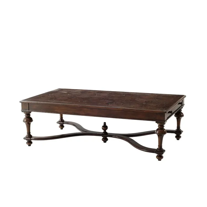Theodore Alexander – Castle Bromwich The Rustic Parquetry Cocktail Table – CB51003